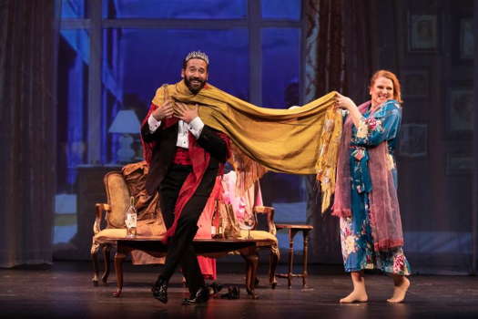 Steven LaBrie as Charlie and Kristin Clayton as Beatrice in Jake Heggie's 'Three Decembers' at San Diego Opera