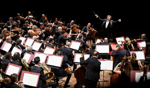 Gustavo Dudamel conducting the Orchestra dell'Accademia Nazionale di Santa Cecilia