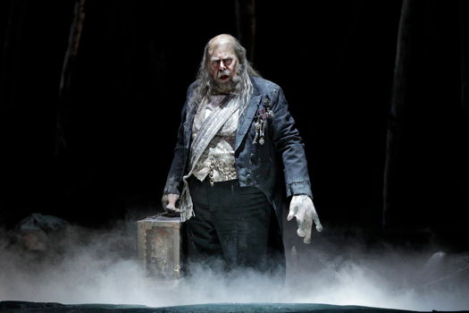 Kristinn Sigmundsson as the Water Goblin Vodnik in Dvořák's 'Rusalka' at San Francisco Opera. Photo © 2019 Cory Weaver