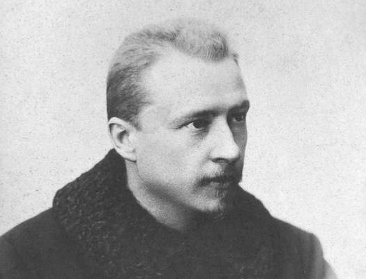 Hugo Wolf (1860-1903) by an unknown photographer, published on a 1910 postcard