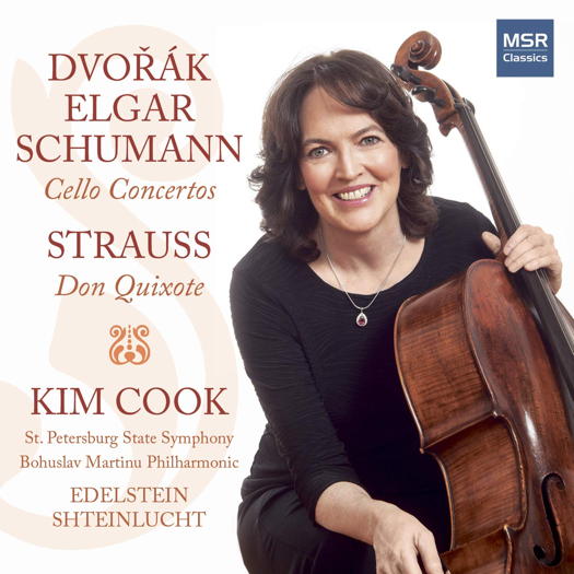 Elgar, Schumann, Dvořák and Strauss - Kim Cook. © 2018 MSR Classics