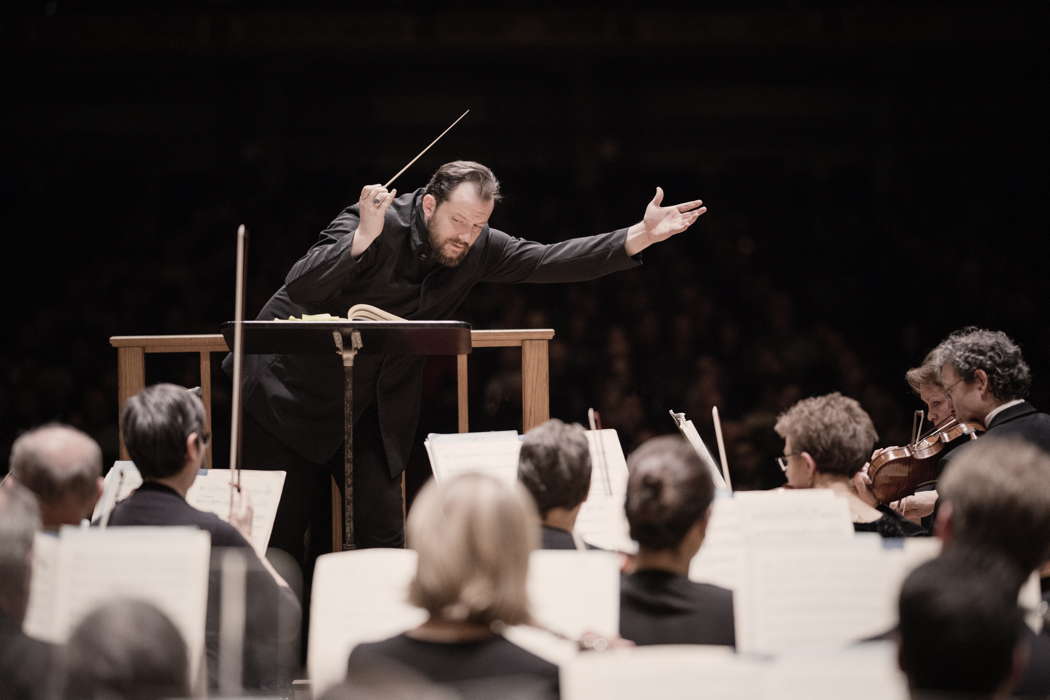 Andris Nelsons conducting the Boston Symphony Orchestra. Photo © 2018 Marco Borggreve