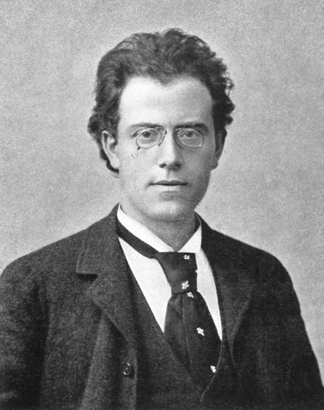 Gustav Mahler (1860-1911) in circa 1885