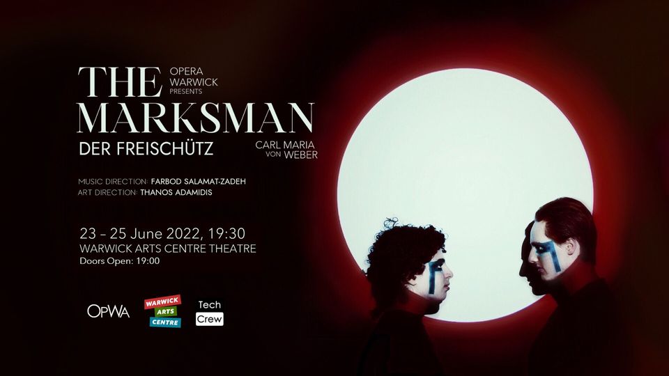 Flyer for Opera Warwick's 'The Marksman'