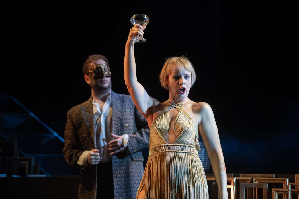 Rachel Nicholls as Marietta-Marie in Longborough Festival Opera's staging of Korngold's 'Die tote Stadt'. Photo © 2022 Matthew Williams-Ellis