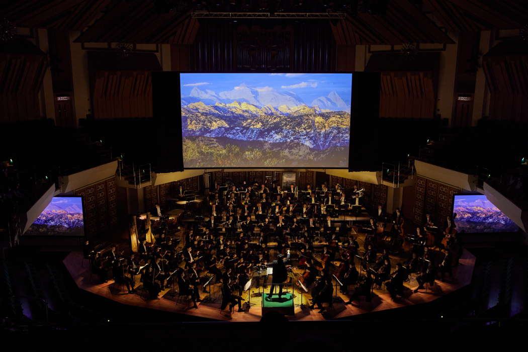 The Hong Kong Philharmonic Orchestra plays 'An Alpine Symphony' by Richard Strauss. Photo © 2022 Keith Hiro