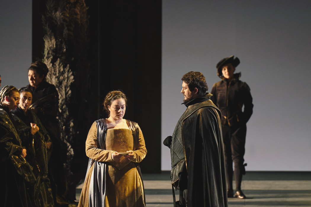 Ekaterina Semenchuk as the Princess of Eboli and Massimo Cavalletti as the Marquis of Posa in 'Don Carlo' in Florence. Photo © 2023 Michele Monasta