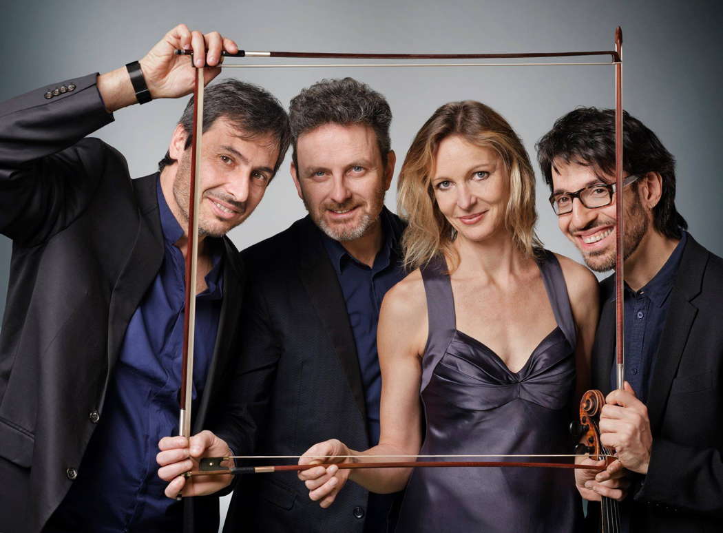 Quartetto Prometeo - from left to right: Giulio Rovighi, Aldo Campagnari, Danusha Waskiewicz and Francesco Dillon