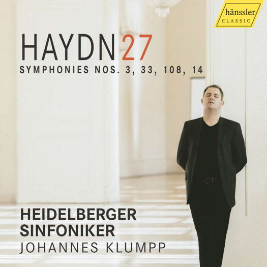 Haydn 27 - Symphonies Nos 3, 33, 108, 14. Heidelberger Sinfoniker / Johannes Klumpp. ℗ 2023 Profil Medien GmbH