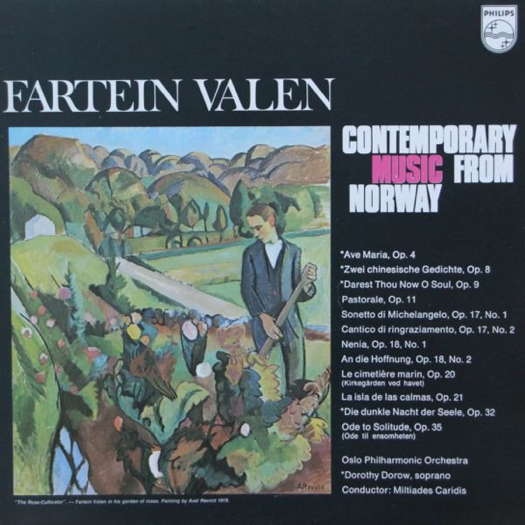 Fartein Valen - Contemporary Music from Norway. © Philips