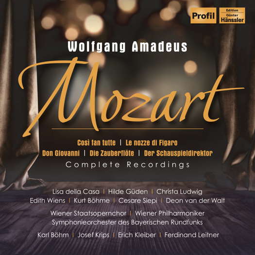 Wolfgang Amadeus Mozart Operas. © 2023 Profil Medien GmbH