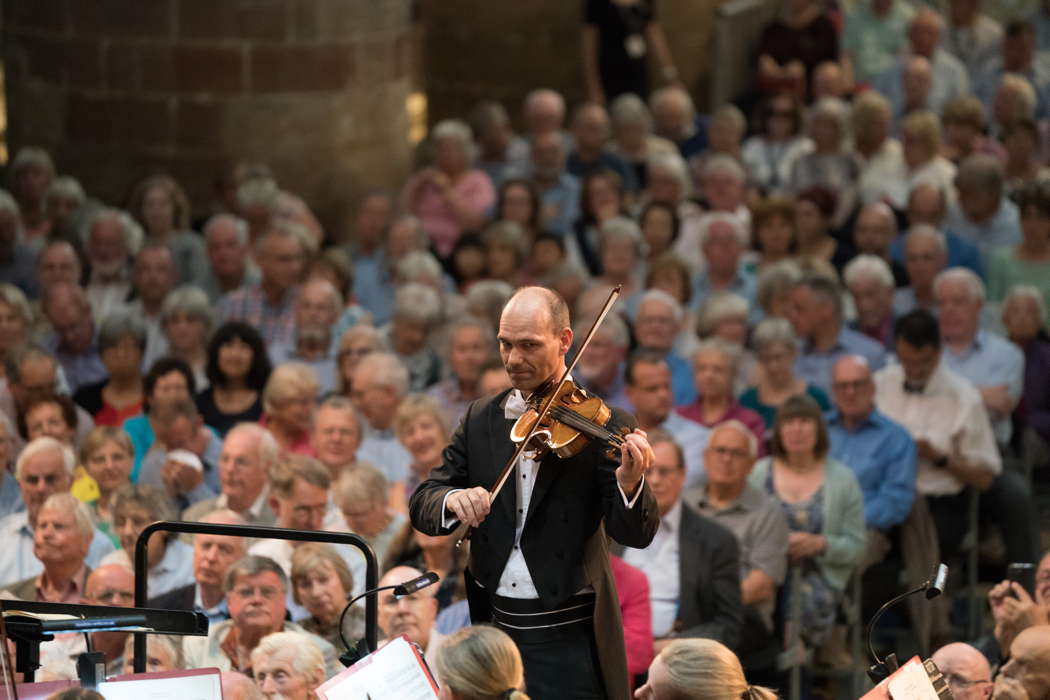 Zsolt Tihamér-Visontay at Gloucester Cathedral during the Three Choirs Festival. Photo © 2019 Michael Whitefoot