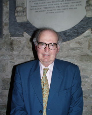 John Joubert (1927-2019), photographed at the Presteigne Festival in Wales. Photo © 1999 Keith Bramich