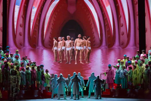 A scene from Puccini's 'Turandot' at Teatro Massimo di Palermo. © 2019 Rosellina Garbo