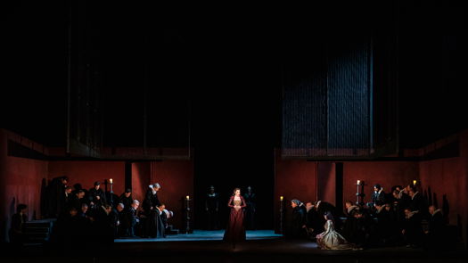 A scene from Donizetti's 'Anna Bolena' at Teatro dell'Opera di Roma. Photo © 2019 Yasuko Kageyama