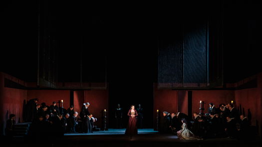 A scene from Donizetti's 'Anna Bolena' at Teatro dell'Opera di Roma. Photo © 2019 Yasuko Kageyama