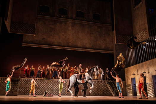 A scene from Jiří Bubeníček's 'Carmen' at Teatro dell'Opera di Roma. Photo © 2019 Yasuko Kageyama