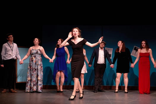 Gabrielle (the scintillating Naomi Awre) in Opera Warwick's production of Offenbach's 'La Vie Parisienne'. Photo © 2019 Gabrielė Stravinskaitė