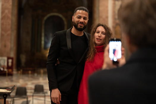 Samy Moussa and Anna Korsun in Rome. Photo © 2019 Alberto Novelli