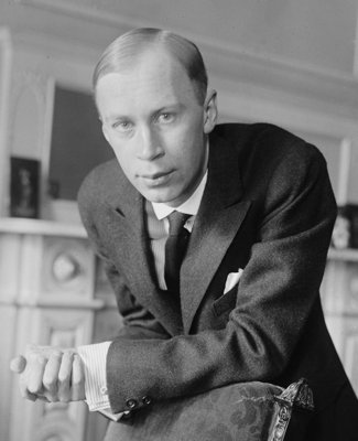 Sergei Prokofiev in New York, circa 1918