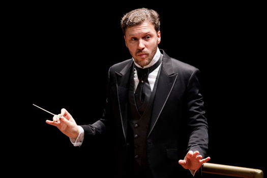 Stanislav Kochanovsky conducting in Rome. Photo © 2019 Musacchio, Ianniello & Pasqualini