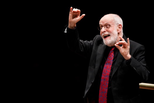 Ton Koopman conducting in Rome. Photo © 2019 Musacchio, Ianniello & Pasqualini