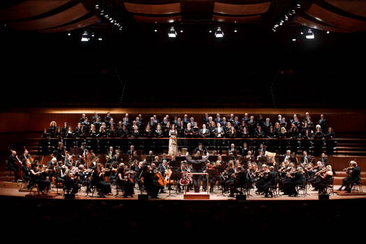 Kirill Petrenko conducting Beethoven's Symphony No 9 in D minor, Op 125 (1822-24), in Rome. Photo © 2019 Musacchio & Ianniello