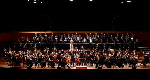 Kirill Petrenko and his musicians performing Beethoven in Rome on 4 April 2019. Photo © 2019 Musacchio & Ianniello