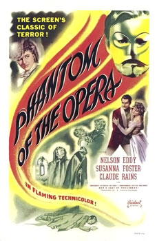 The 1943 film 'Phantom of the Opera'