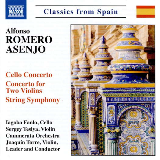 Romero Asenjo: Cello Concerto; Concerto for Two Violins. © 2019 Naxos Rights (Europe) Ltd (8.579044)