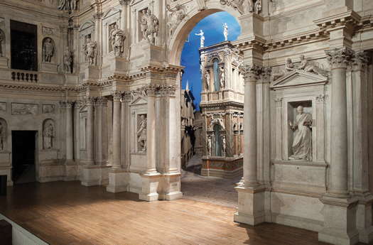 The Accademia Olimpica Theatre in Vicenza