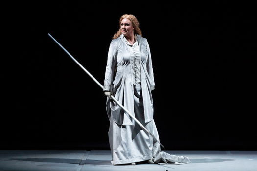 Iréne Theorin as Brünnhilde in 'Die Walküre' at Teatro di San Carlo in Naples. Photo © 2019 Luciano Romano