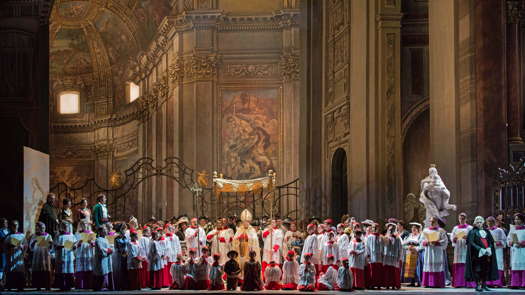 A scene from Puccini's 'Tosca' at Teatro dell'Opera di Roma. Photo © 2015 Yasuko Kageyama