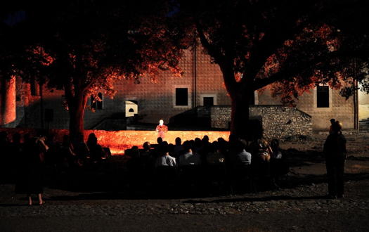 Sandro Cappelletto at Caetani Castle. Photo © 2019 Cesare Galanti