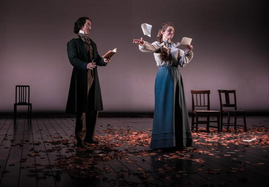 David Webb as Lensky and Angharad Lyddon as Olga in 'Eugene Onegin' at the Buxton Festival. Photo © 2019 Genevieve Girling