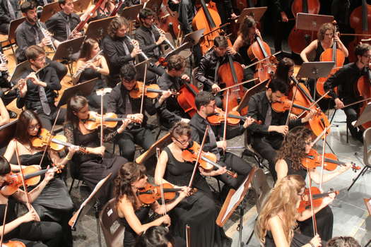 Members of the Orchestra Giovanile Italiana in 2016