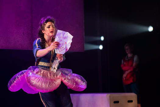 Calisto (Chiara Vinci) dons a more feminine, ballooning costume. Photo © 2019 Matthew Williams-Ellis