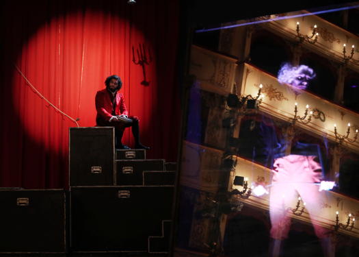 Riccardo Fassi in 'Demetrio e Polibio' at the Rossini Opera Festival. Photo © 2019 Studio Amati Bacciardi