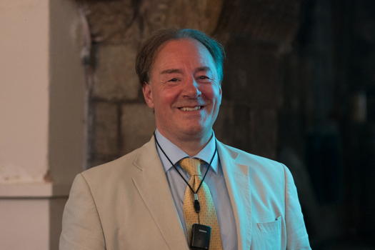 Ian Venables, a master of English Artsong, was featured in two concerts, an Evensong and a lecture. Photo © 2019 Michael Whitefoot