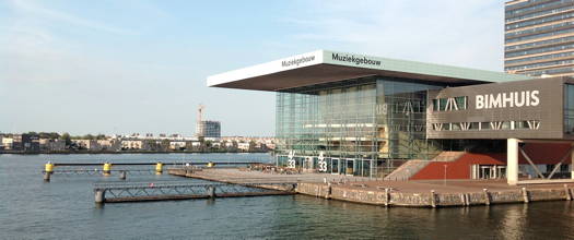 Amsterdam's Muziekgebouw and Bimhuis. Photo © 2019 Keith Bramich