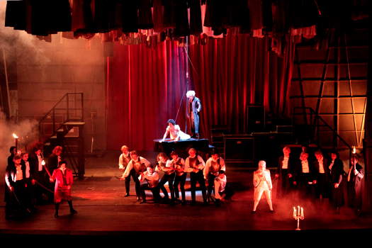 A scene from the 2010 Rossini Opera Festival production of 'Demetrio e Polibio'