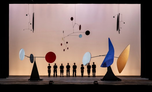 A scene from Alexander Calder's 'Work in Progress' at Teatro dell'Opera di Roma. Photo © 2019 Yasuko Kageyama