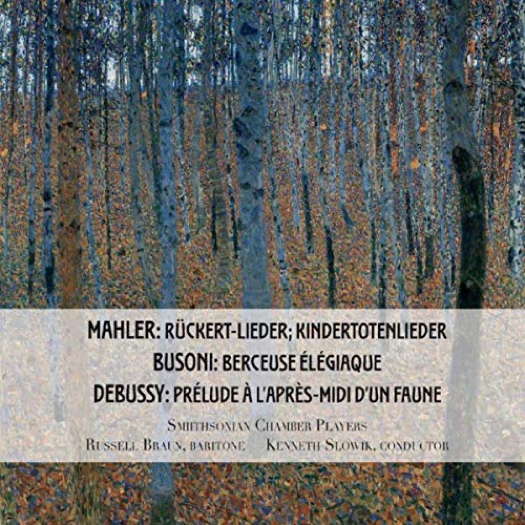 Mahler / Busoni / Debussy - SCP / Braun / Slowik. © 2019 FoM (FOM 36-901)