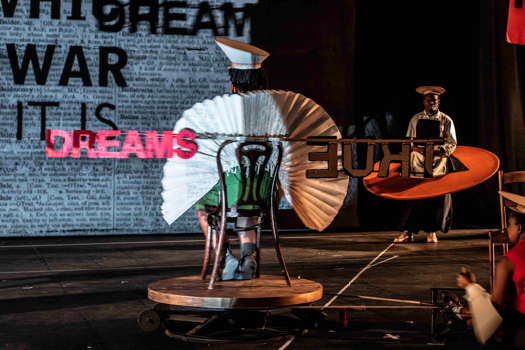 A scene from William Kentridge's 'Waiting for the Sibyl' at Teatro dell'Opera di Roma. Photo © 2019 Stella Olivier