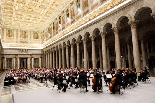 The performance of Haydn's 'The Seven Last Words of Our Saviour on the Cross' at St Paul Outside the Walls Basilica on the evening of 14 September 2019. Photo © 2019 Musacchio, Ianniello & Pasqualini