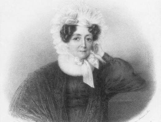 A portrait by Julius Ludwig Sebbers of Franz Liszt's mother, Maria Anna Lager