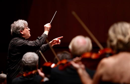 Antonio Pappano conducting Berlioz's 'Grande Messe des morts' in Rome. Photo © 2019 Riccardo Musacchio
