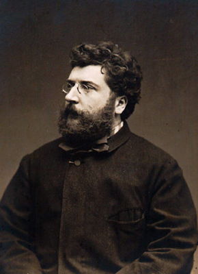 Georges Bizet in 1875 by French journalist, caricaturist and photographer Étienne Carjat (1828-1906)