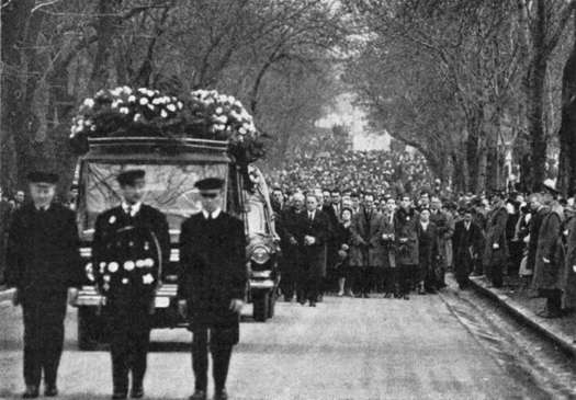 Kodály's funeral. Photo © 1967 György Gadányi