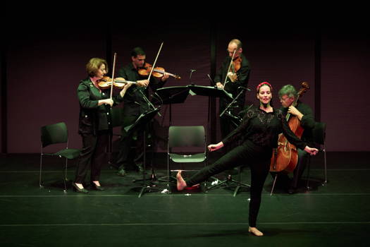 A scene from '16 Strings and One Body' by Renana Raz at Hong Kong's Tai Kwun Centre for Heritage & Arts. Photo © 2019 Winnie Yeung